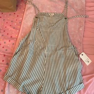 striped romper